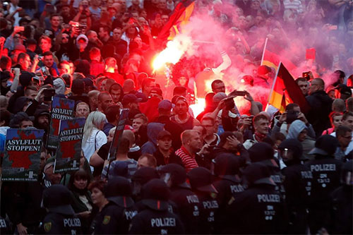 manifestación de la ultraderecha alemana en Chemnitz Detenidos seis presuntos terroristas de ultraderecha en Alemania